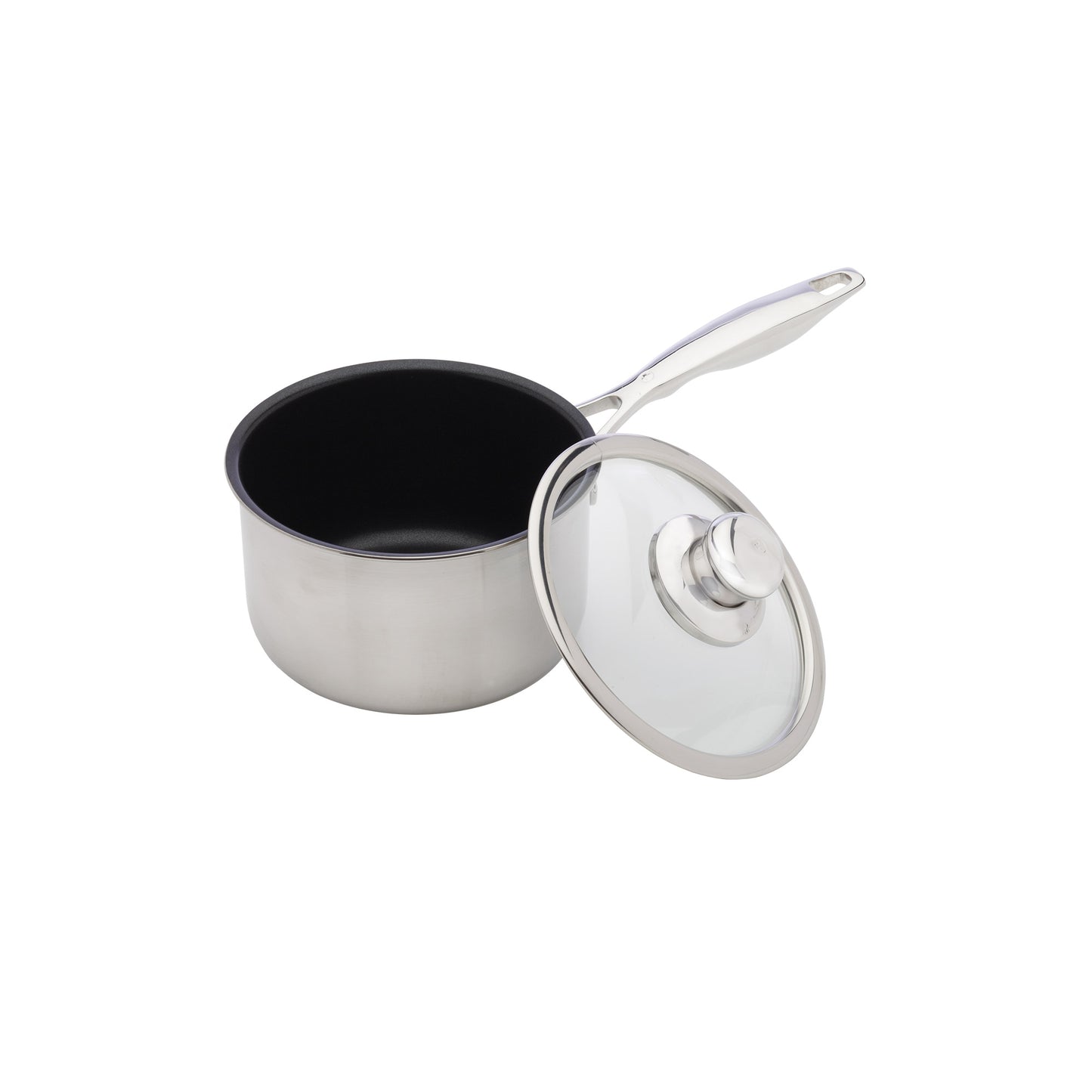 Nonstick Clad 2.1 qt Saucepan with Lid